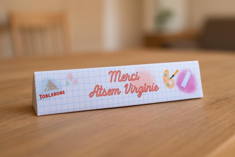 Toblerone Maitresse - Maitre - Atsem