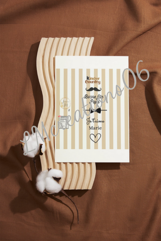 PDF Emballages Chocolats Bonne Fête Papa 🤎