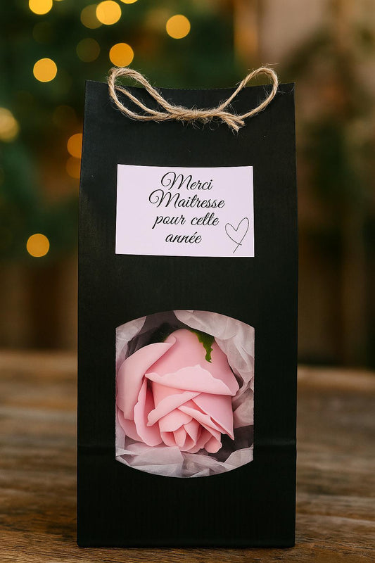 Coffret rose en savon Maitresse