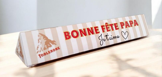 Toblerone Bonne fête Papa