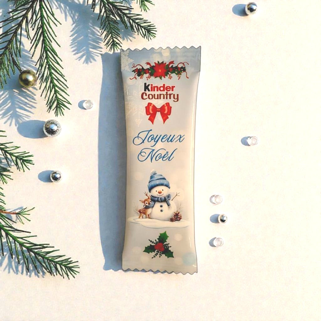Coffret Gourmandises de Noël Personnalisé – Kinder, Dragibus & Smarties