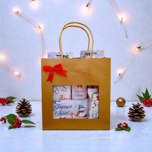 Coffret Gourmand Personnalisé – 5 Gourmandises | Cadeau Prêt à Offrir | Message au Choix