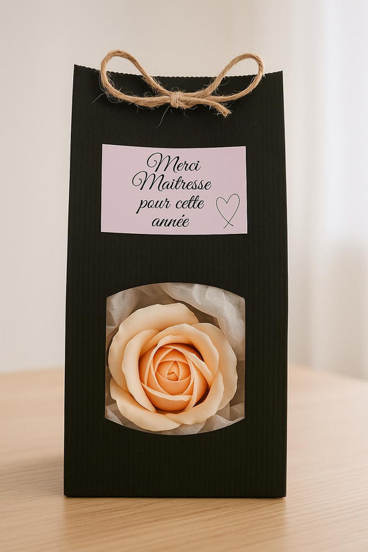 Coffret rose en savon Maitresse