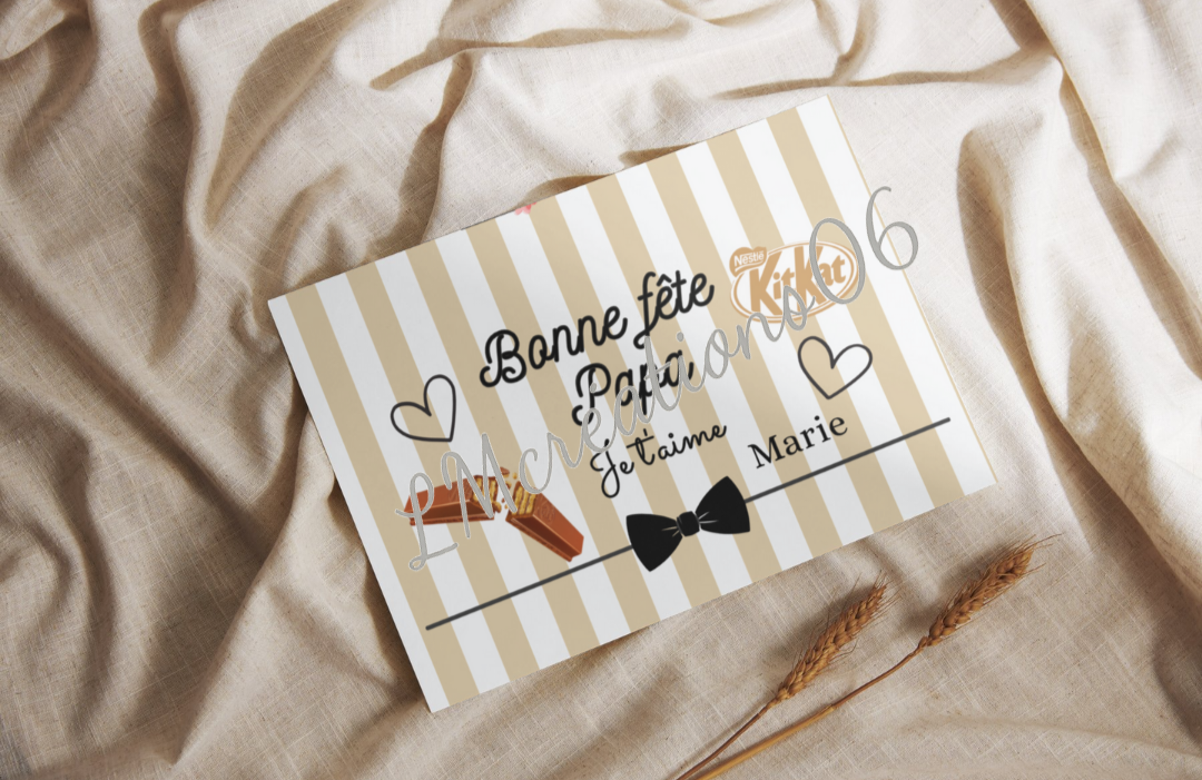 PDF Emballages Chocolats Bonne Fête Papa 🤎