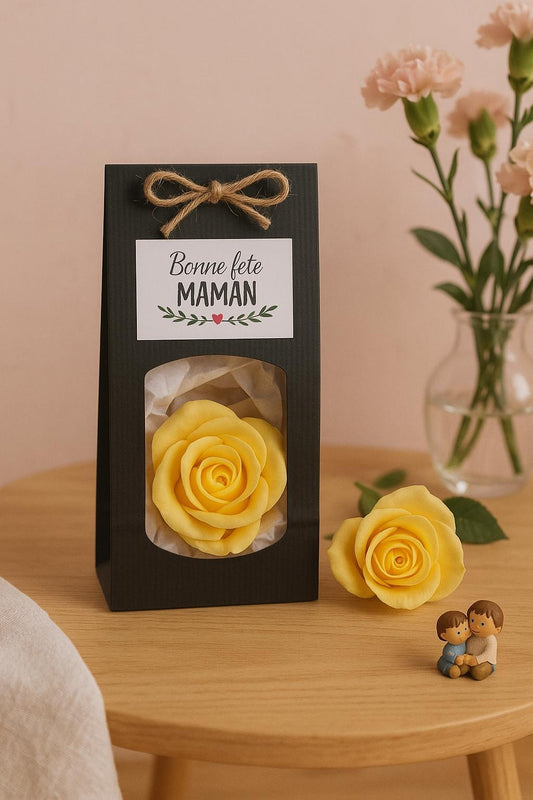 Rose en Savon - Bonne Fête  Maman